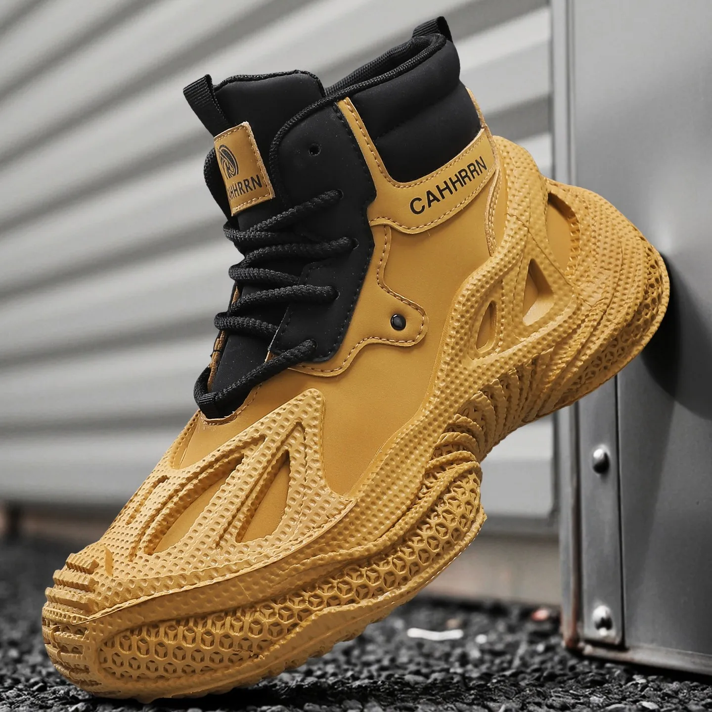 

Men Casual High Top Sneakers Platform Skateboard Shoes Slip On Ankle Boots Outdoor Comfortable Fashion Vulcanized Sneakers 39-44