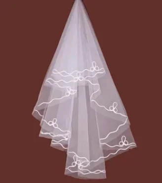 Girls Bridal Wedding Party Accessories Elegant Short Tulle Veils