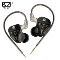 KZ DQS Dynamic Driver IEMs - Heavy Bass HiFi Earphones for Gaming/Monitoring, IPX5 Waterproof & Detachable Cable