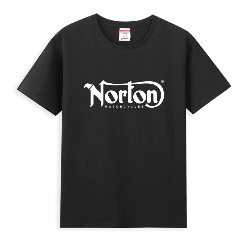 2024 Men T Shirt Casual Norton Motorcycle Motocross T-shirt Graphic Summer Short Sleeves 100% Cotton S-3XL Cool Tee