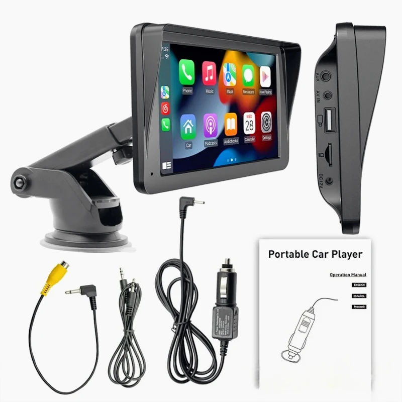 

7inch Wireless CarPlay Car Radio WiFi GPS FM Bluetooth Touch Screen MP5 Stereo Universal Player