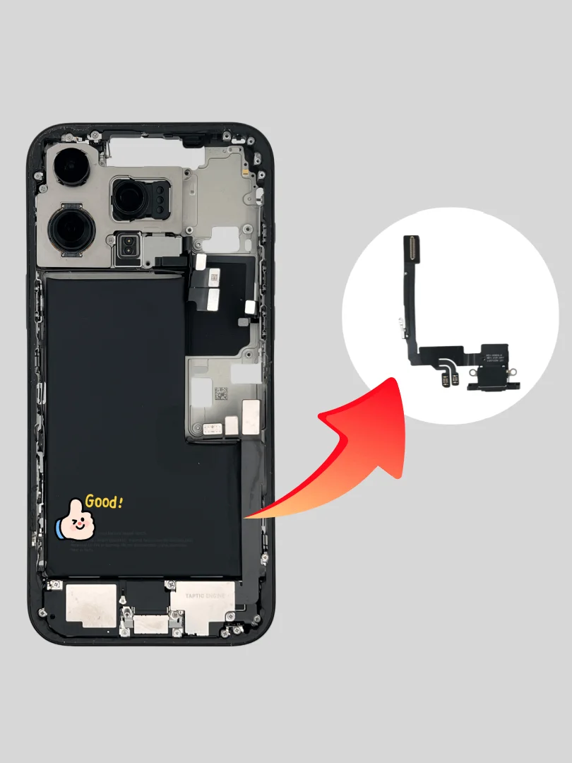 Dock Charing Flex Cable Replacement For iPhone 16e 16Plus 16Pro Max, Disassembled