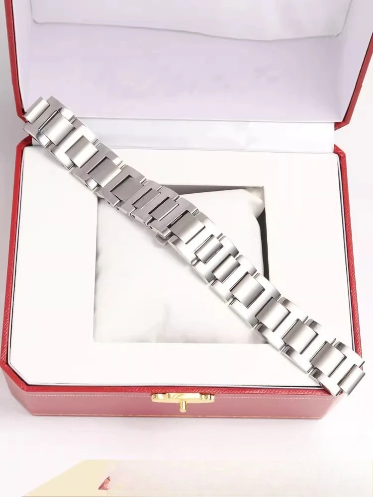 مناسبة لساعة كارتييه بالون أزرق مع حزام فولاذي لخزان لندن يجب أن يكون سوار للرجال والنساء 14mm16mm 18mm 20mm 22mm