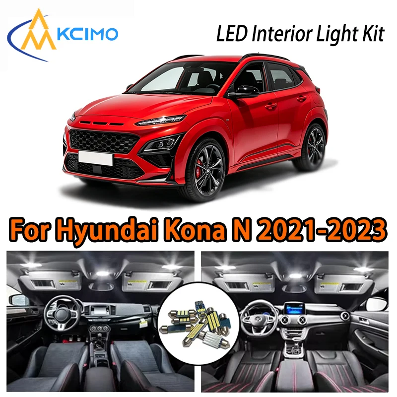 

Two Colors LED Interior Kit For Hyundai Kona N 2021-2023, Super Bright Easy Install Atmosphere Ligh