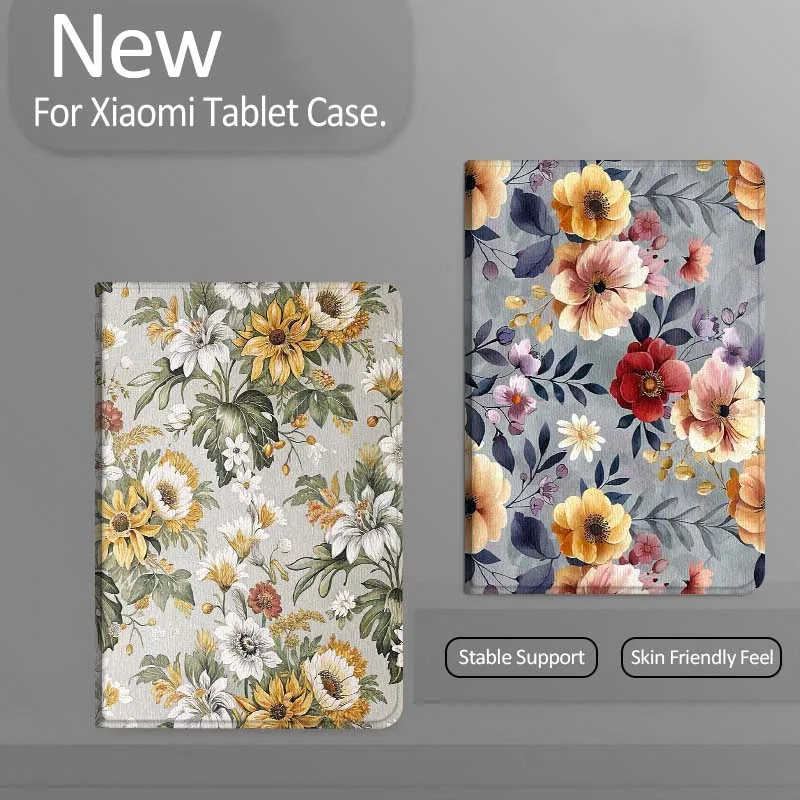 

Beautiful floral fragments For Xiaomi Redmi Mi Pad 4 5 6 7 8 K SE Mini Pro Plus Max 10.1 11.2 inch Tablet Case