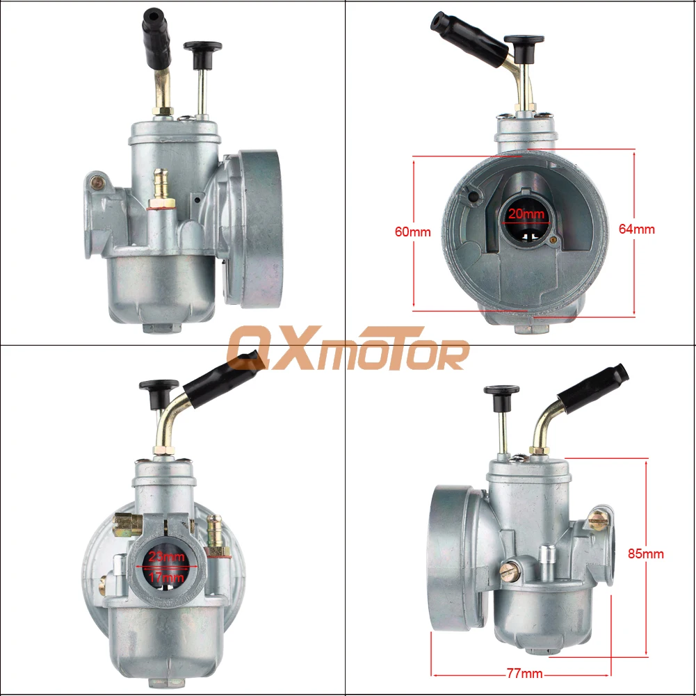 Motorcycle Carburetor For Bing SLC 17mm Vergaser Carb Replica For Kreidler Puch DS M MS MV N VS VZ 50 Moped Scooter Motorbike