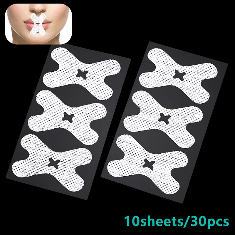 30Pcs Mouth Tape Sleep Strips For Anti-snoring Mouth Breathing Tape To Improve Sleep Mouth Stickers For Snoring Lip Patches