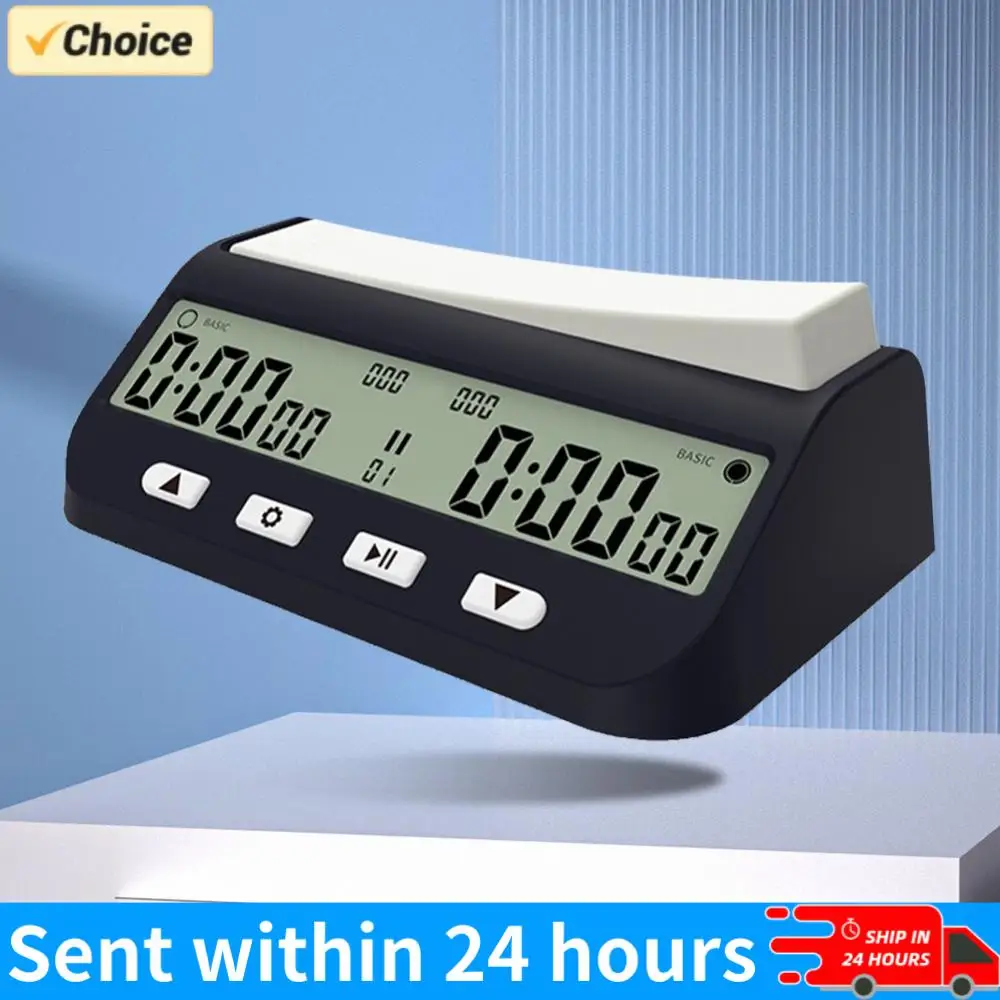 

Цифровые шахматные часы с базовым таймером задержки и функцией положительного времени, портативный цифровой шахматный таймер для настольных игр