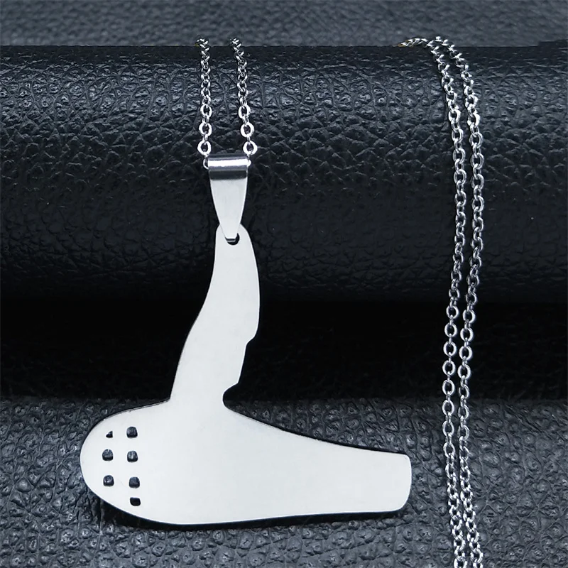 Hiphop Razor Blade Pendant Necklace Men Stainless Steel Male Knife Razorblade Shaver Shape Chain Jewelry подвеска лезвие N443S01