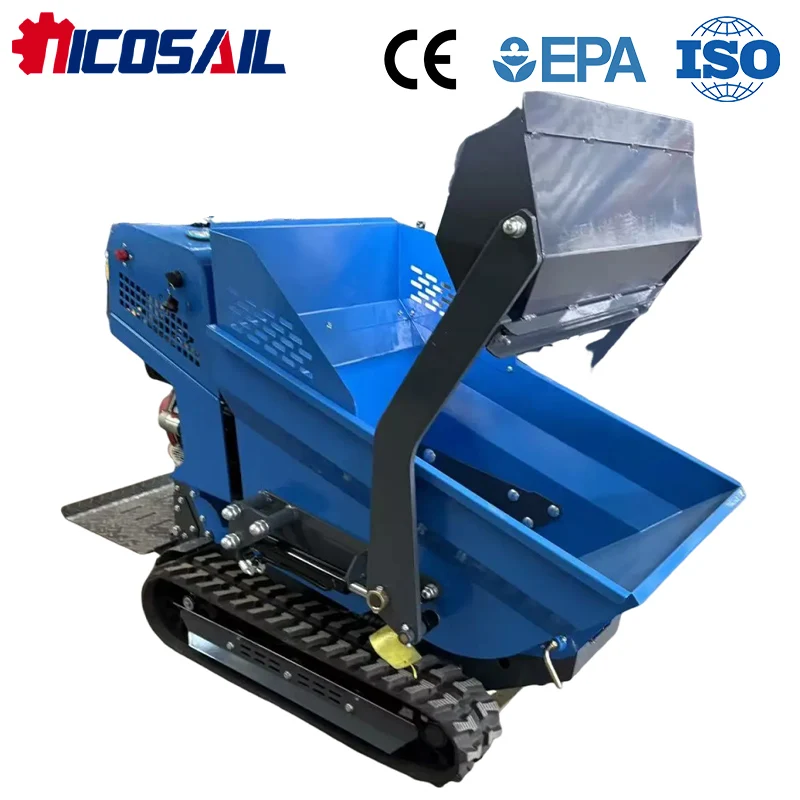

Nicosail 500kg Compact Mini Dumper CE Certified Factory Direct Hydraulic Small Dumper for Farm Use
