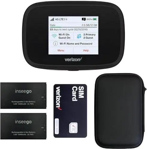 Verizon Wireless Jetpack Inseego MiFi 7730L モバイルホットスポット 旅行用 4GモバイルポータブルWiFi グローバルアンロック - ホットセール