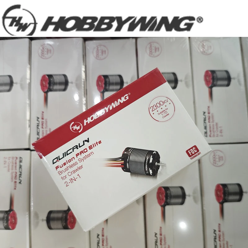 

HOBBYWING QuicRun Fusion Pro Elite 50A 2300KV Sensored Brushless Integrated ESC Motor for 1/10 RC Model Car Crawler Accessories