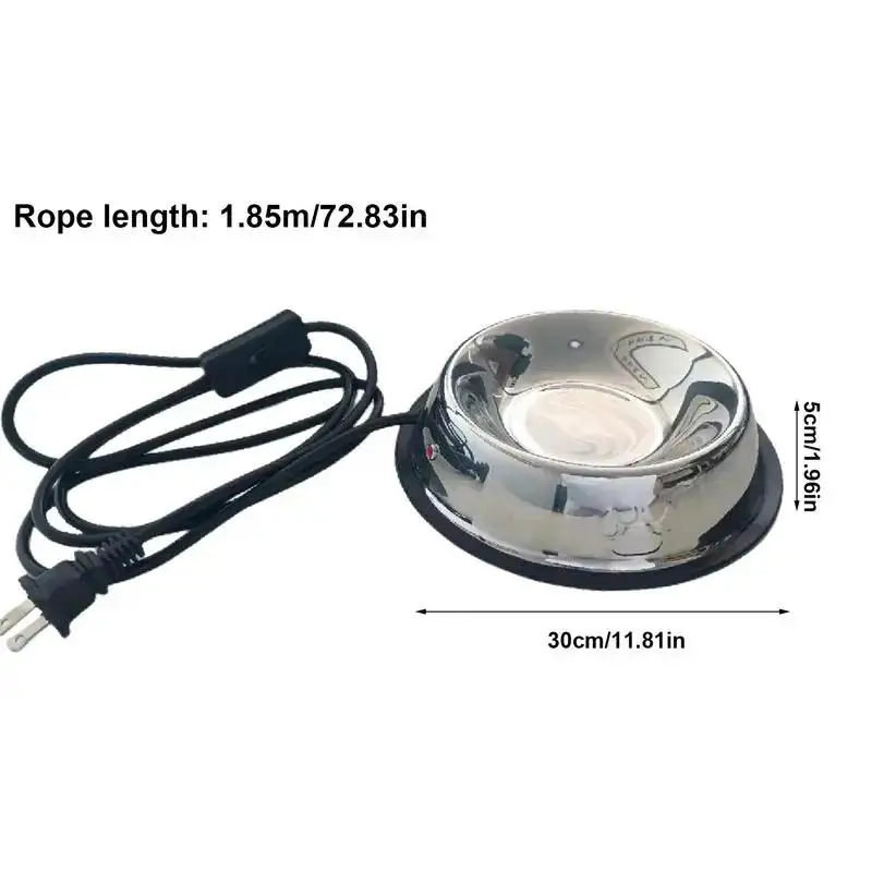 

Уличная термомиска для собак, уличная термомиска, прочная термомиска с подогревом для кошек, собак, собак с и температурой кроликов для контроля миски