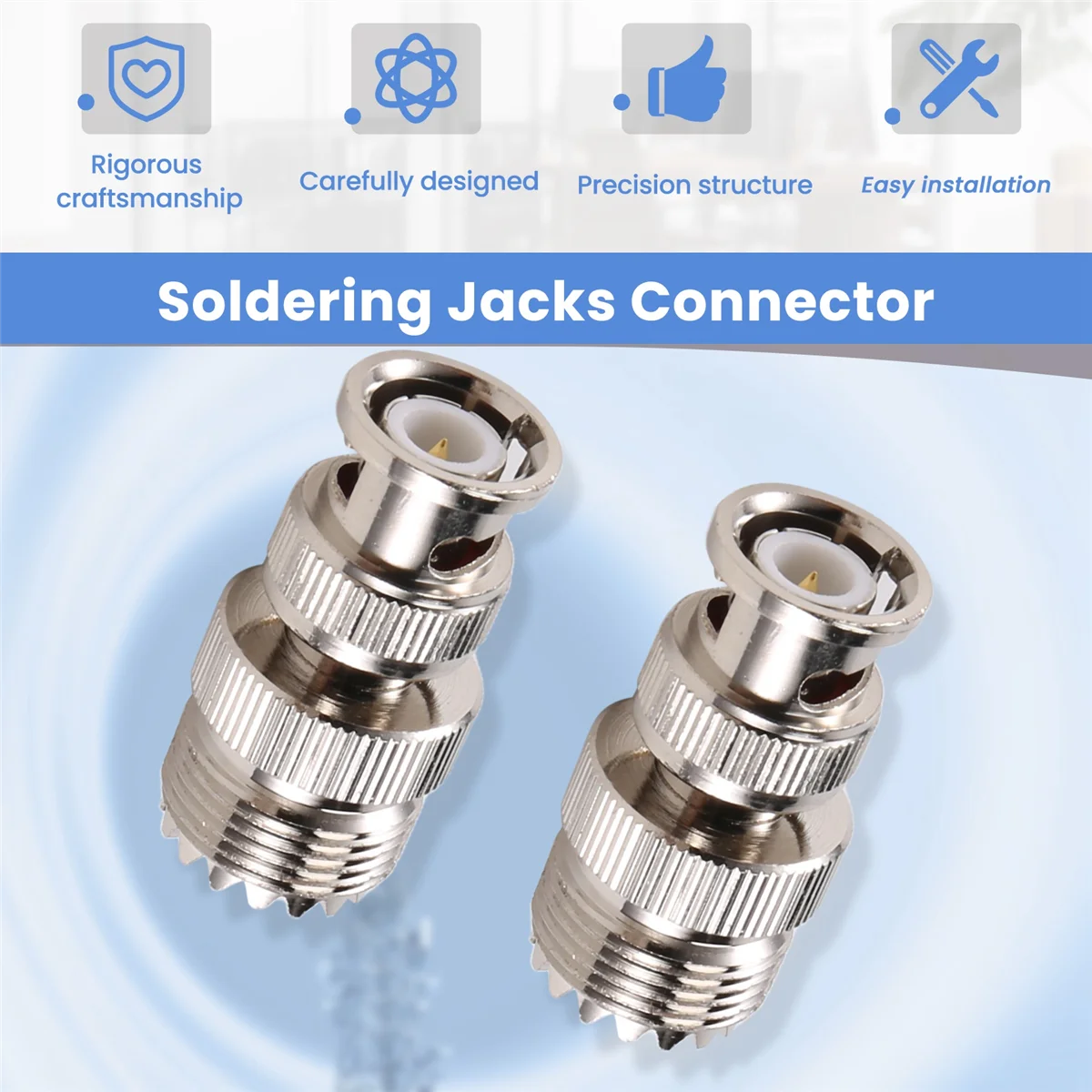 New Tech 2 Pcs Bnc …