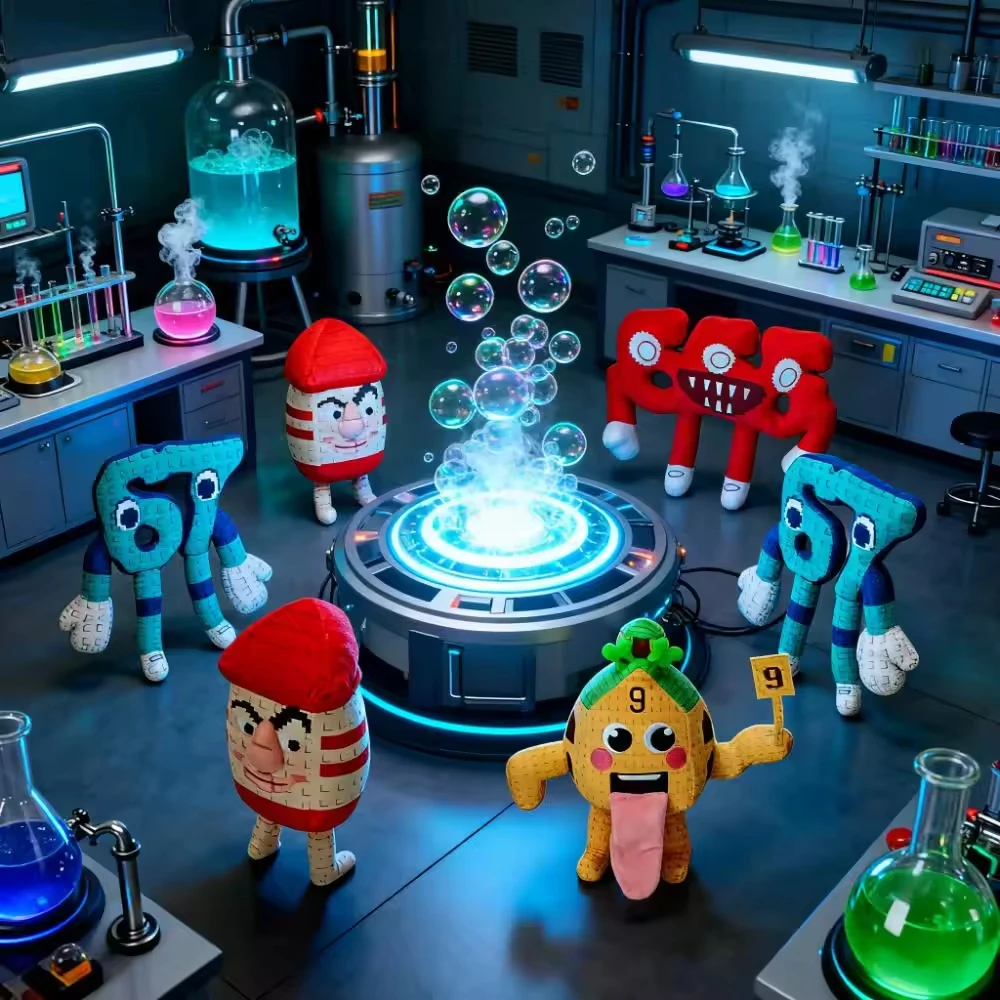 25 cm/9,84 Zoll 67 Sahur Steal A Brainrot Anime-Spiel Plüschtiere Blaue lange Arme und Beine Kuscheltiere Plüschtiere Lustige Stoffpuppe