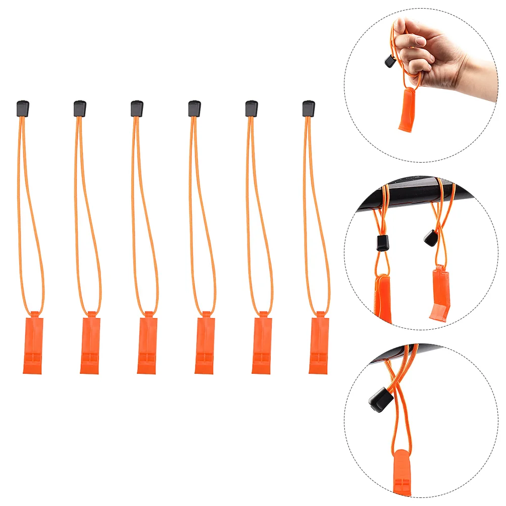 

Outdoor Whistle for Kids -saving Sports Orange Pp Plastic Portable