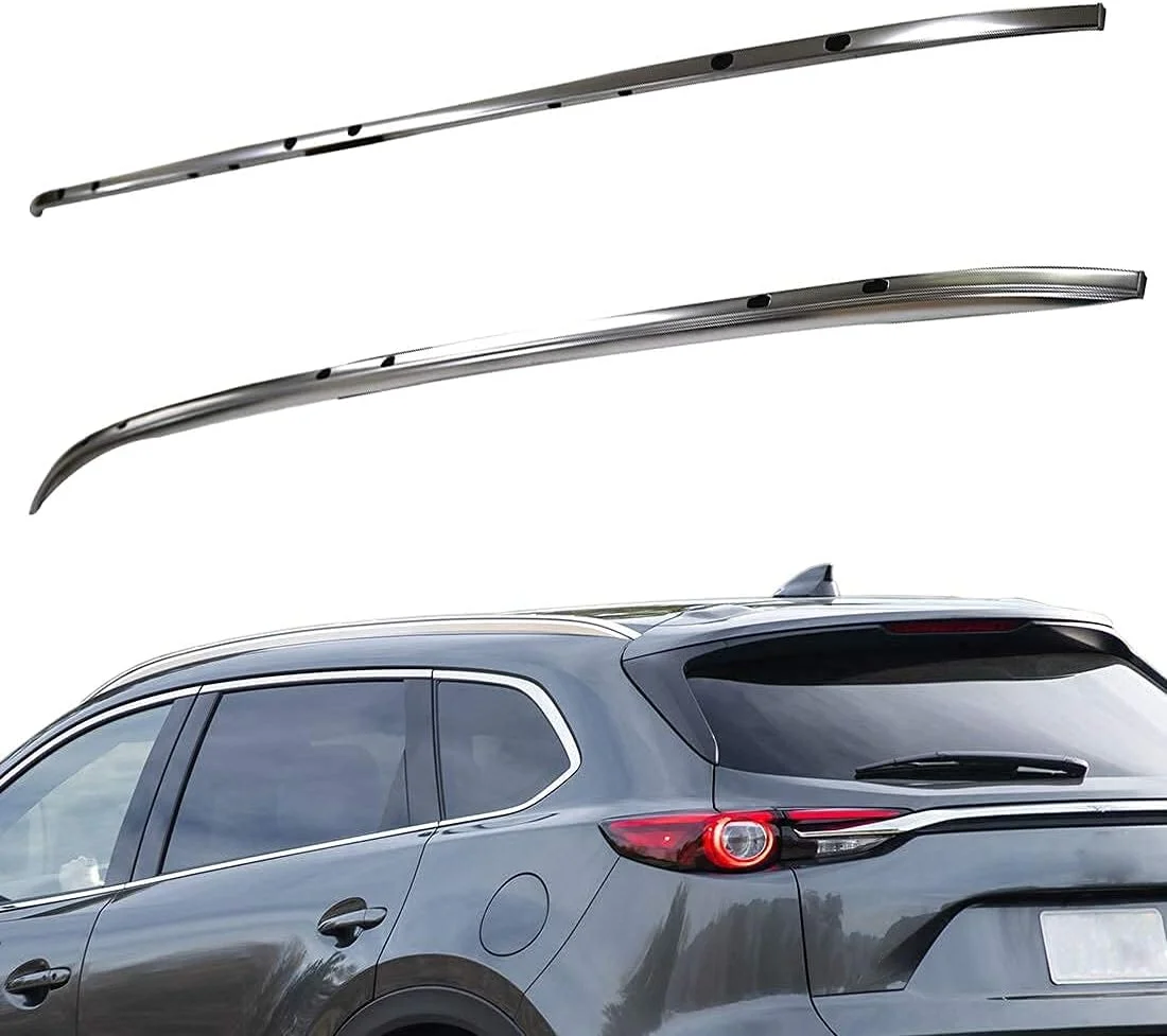 

2pcs Aluminum Roof Rail Roof Rack Bar for Mazda CX-9 CX9 2016-2020 Accessories