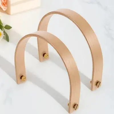 2Sets Smooth Finish Teapot Handle Replacement U-Shaped Wooden Kettle Grip Compact Lightweight Household Kettle Accessory Heat