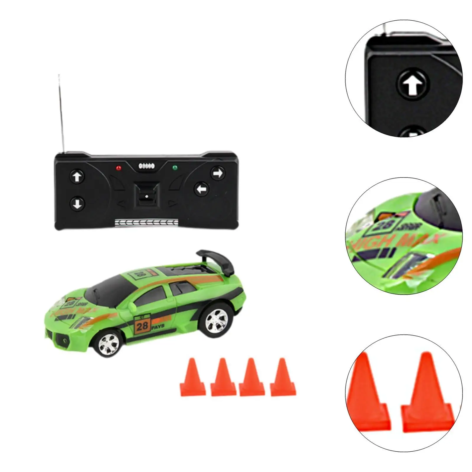 Remote Control Toy Car 1/ 45 Toy Car Mini RC Car for Children Kids Boy Girls