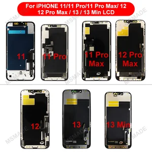 Layar LCD OLED untuk iPhone X XR X MAX 11 11 Pro 12 Pro dengan Digitizer Layar Sentuh 3D untuk iPhone 12 Mini 13 14 plus 15 Incell 8 penjualan terbaik r sim iphone 11 - №