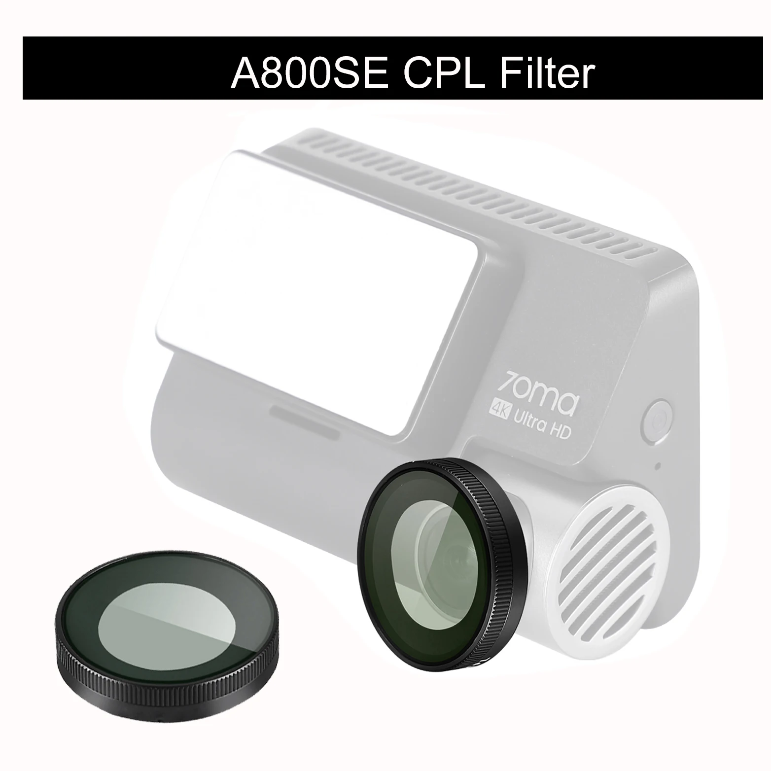 For 70mai Dash Cam A800SE CPL filter Reduce Glare Reflect for 70mai Rear Cam RC22 CPL