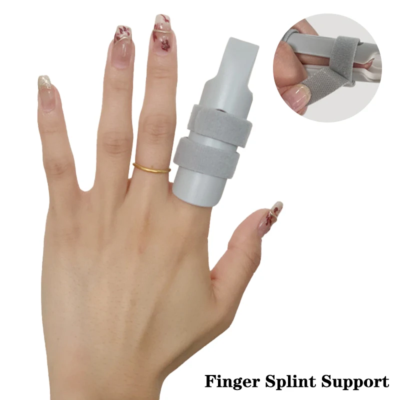 1Pc Finger Splint  Foam Support Brace Finger Splint Hand Trigger Broken Finger/Sprain/Fracture/Pain Relief/ Joint Immobilization image 3