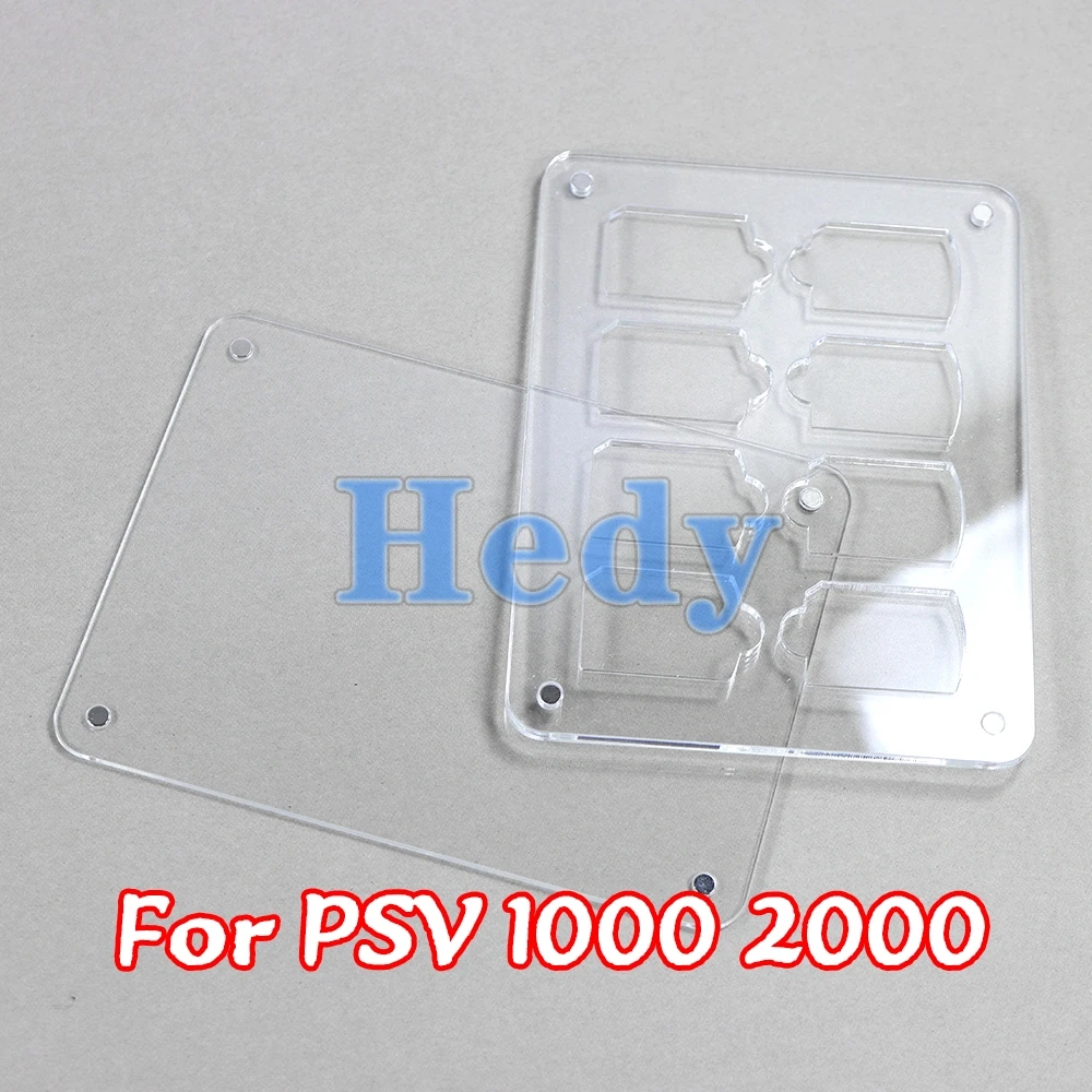 

10PCS For PSVITA PSV1000 Transparency Game Card Acrylic Case For PSV 1000 2000 Display Case Storage Shell Clear Box