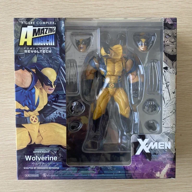 In Stock Revoltech YAMAGUCHI Wolverine Action Figure Wolverine Logan Toys X-Men Model Toy Joint Movable Doll Decor Hoilday Gift