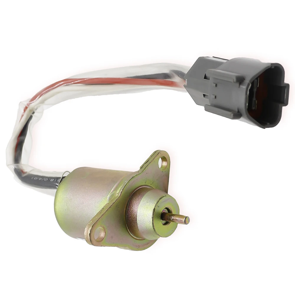 119233-77932 1503ES-12S5SUC12S Fuel Shutdown Diesel Shut Off Solenoid For Yanmar Kubota John Deere Tractor Engine TB235 VDC 12V