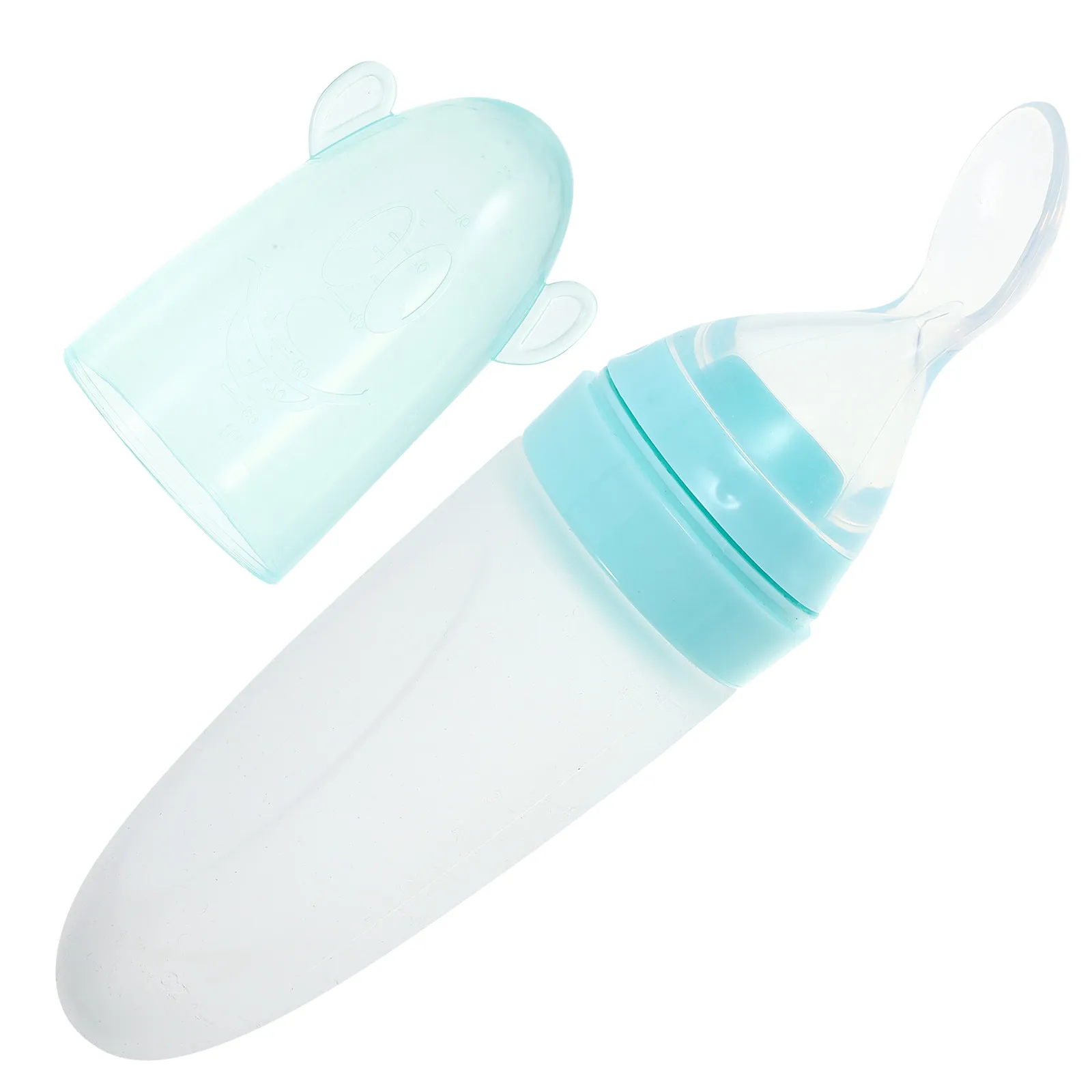 

1Pcs Rice Cereal Feeder Silicone Squeeze Feeder Baby Feeding Bottle Food Grade Silicone for Purees Milk Water Cereal Rice Paste