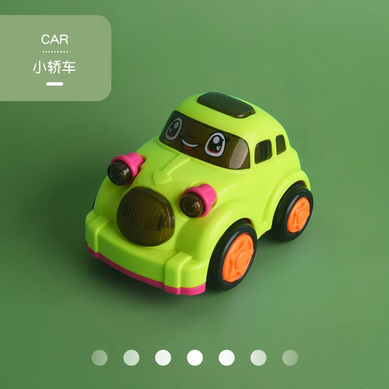 Baby Car Toys Cars Soft & Sturdy Pull Back Car Toys Mini Racing Car Kids Educational Toy for Children Boys Girl 1 2 3 4 5 Years