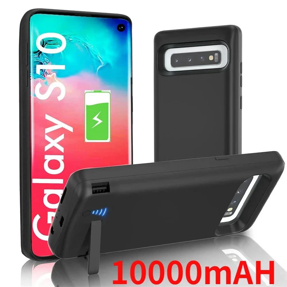 Battery Case for Samsung Galaxy S10 S10e Silicone Shockproof Battery Charger Case Slim Power Bank Case Cover ForSamsung S10 Plus