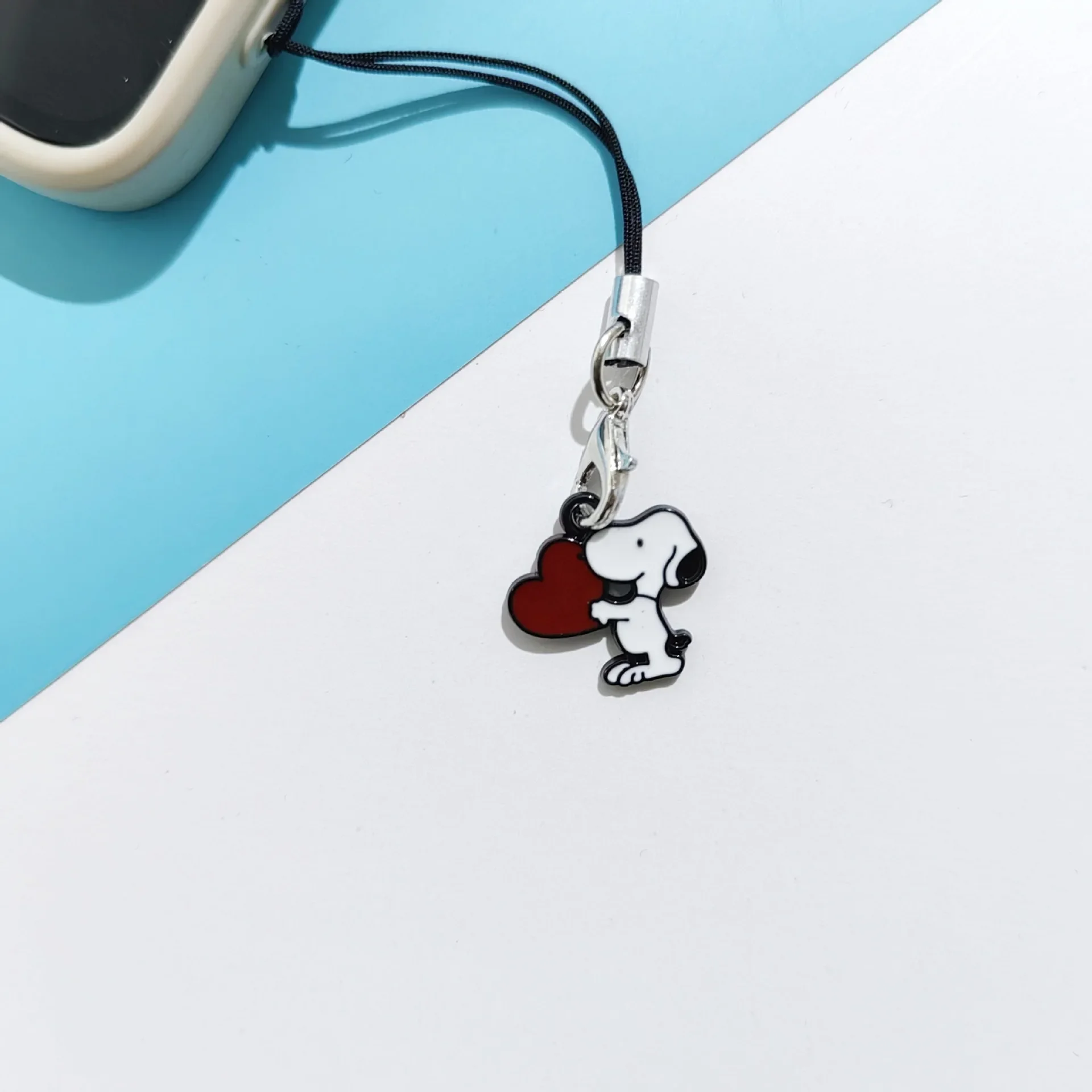 Snoopy New Alloy Pendant Cute Cartoon Mobile Phone Decoration Zipper Pendants Zipper Strap Accessories Kawaii Ornament Kids Gift
