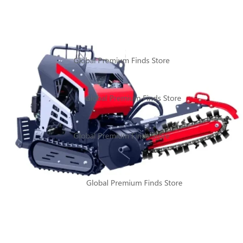 CE Approval 24inch Depth Farm Trencher with Chain Saw Ditching Trenching Machine Mini Trencher Machine