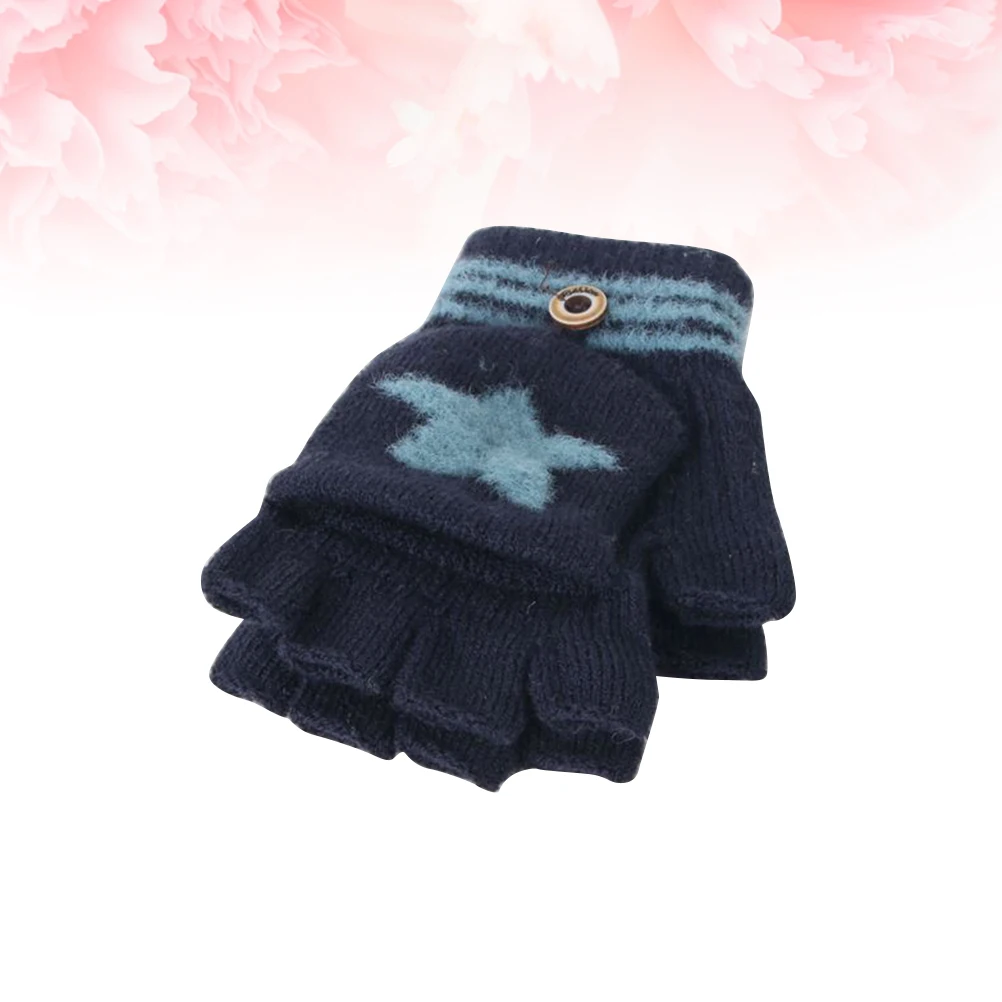 

1Pair Children Toddlers Gloves Winter Warm Cartoon Design -8 Years Old Durable Comfortable Complete Hand Protection Gift