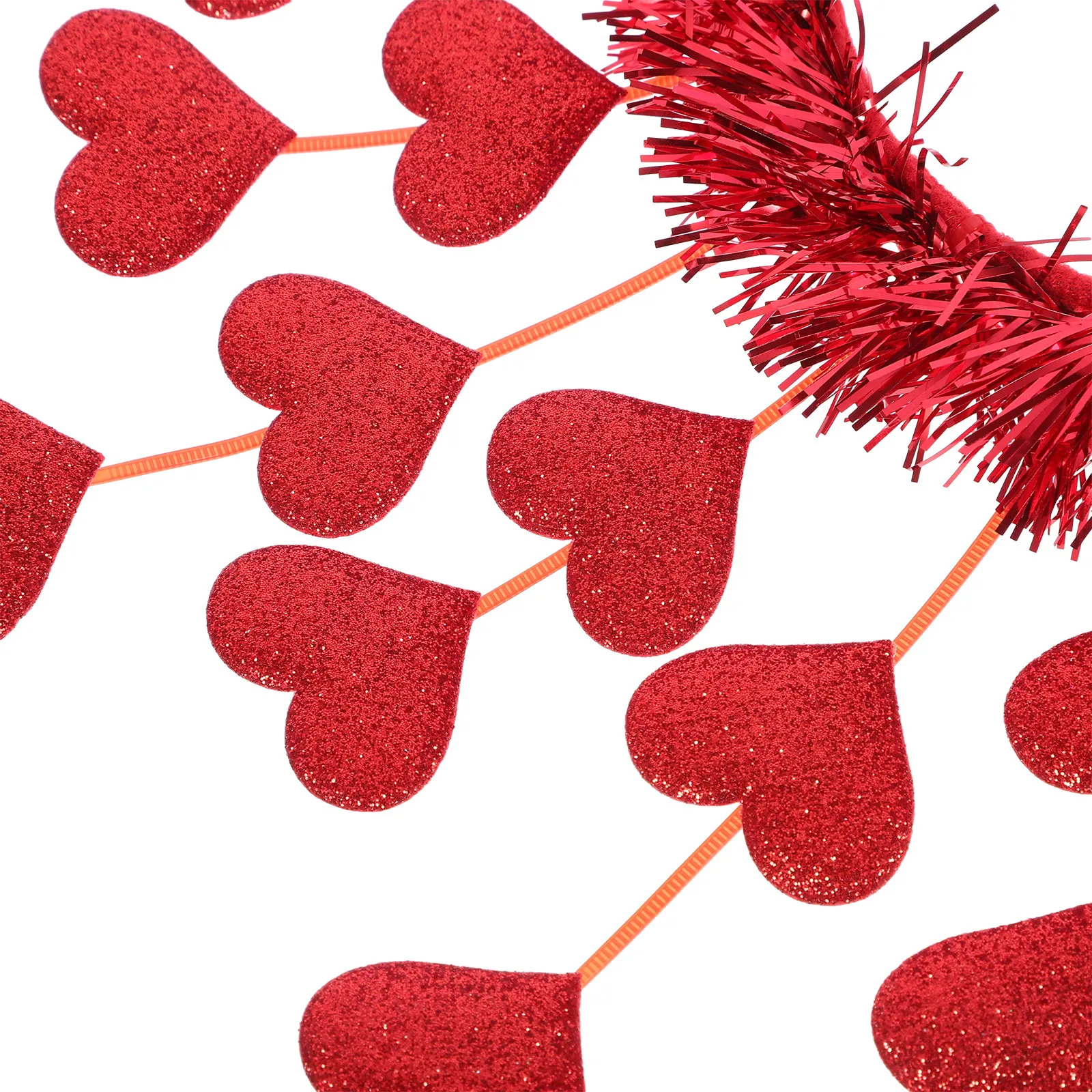 

Красная повязка на голову в форме сердца для женщин на День святого Валентина, тканевая повязка в форме сердца, романтический аксессуар для волос для вечеринок и свадеб, декоративный аксессуар для фотосессий