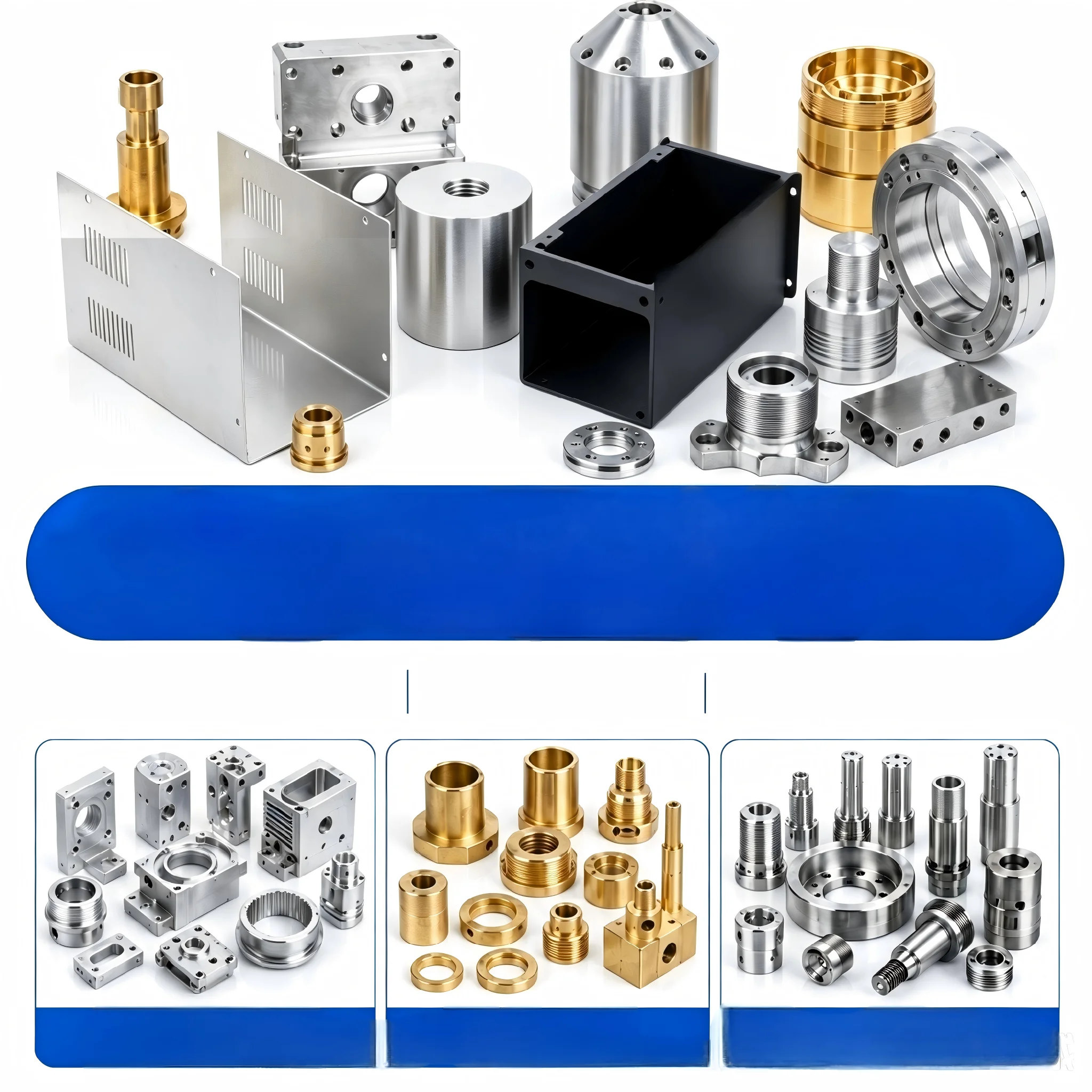 OEM CNC Custom Brass Parts Precision Brass CNC Lathe Parts Custom Brass Machining Parts