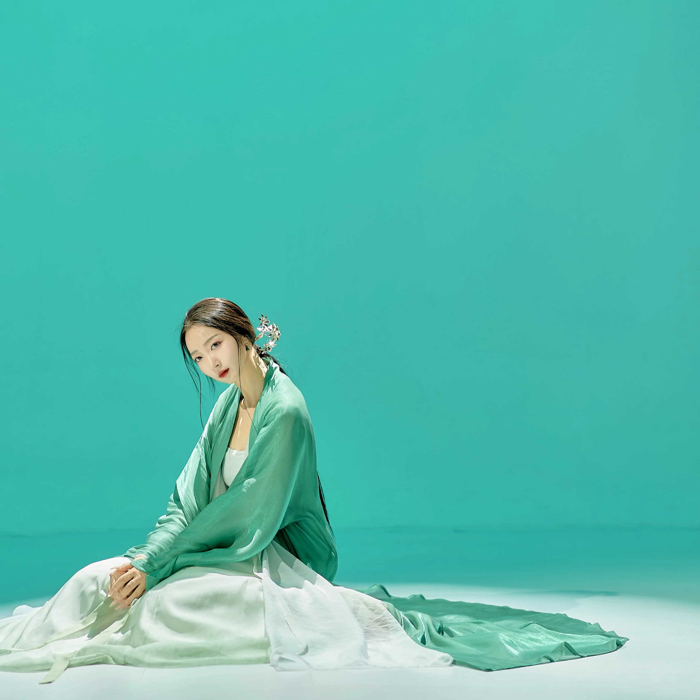 

Шелковый кардиган с широкими рукавами и открытым передом, классическое танцевальное платье в китайском стиле, новая женская традиционная одежда Ханьфу, лето 2025