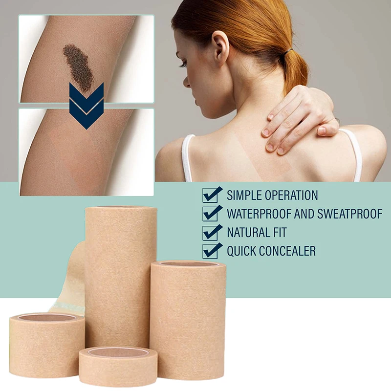 

Full Cover Sticker Practical Tattoo Flaw Conceal Tape Waterproof Cover Scar Suitable For Any Skin Type Flaw Concealing Tape