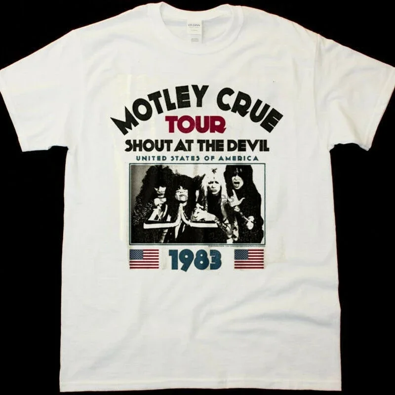 #Motley_Crue Women T Shirt Shout at the Devil USA Tour ROck band LNH074