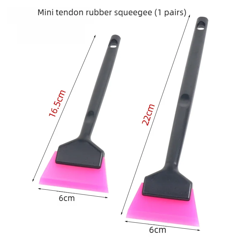 ALIWRAP Long Rubber Scraper Windshield Glass Water Remover Wiper PPF Squeegee Car Corner Cleaning Tool Window Film Tinting Tool