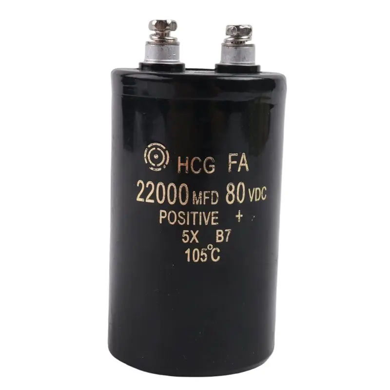 LICE-22000Uf 80V Electrolytic Screw Capacitor Electrolytic Capacitor Power Management Systems Capacitor Volume 50X80mm