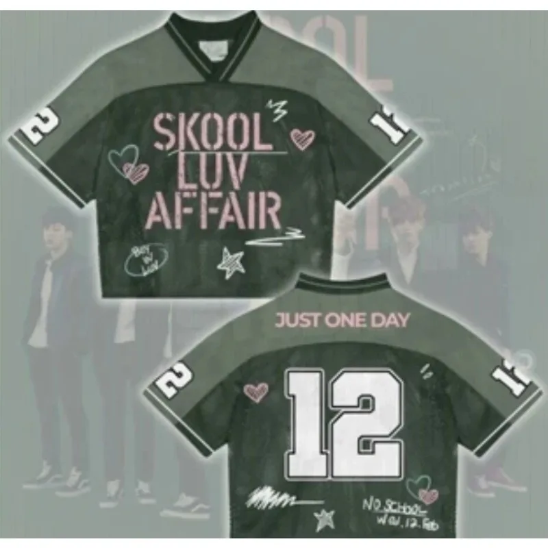 Camiseta de Fútbol New Skool Luv Affair 2026, Camiseta de la Gira Mundial, Regalo Kpop para Fans, Camisetas de Verano para Hombre y Mujer