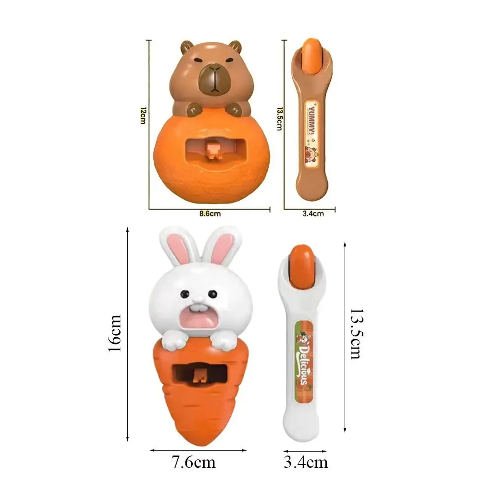 Kawaii lapin/Capybara pouding alimentation jouet Simulation décompression jeu de rôle jouet jouer maison jouets éducation précoce
