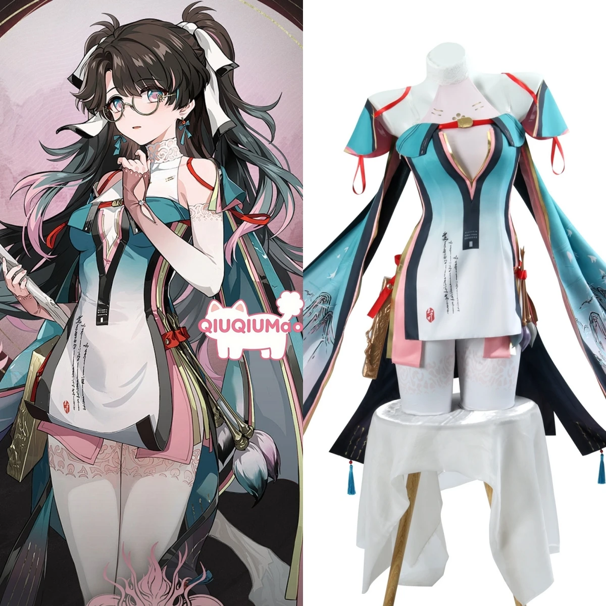 

Game Wuthering Waves Cosplay Costume Anime Zhezhi Role Playing Popular Dress Uniform Outfit for Women Comic Con Halloween Party