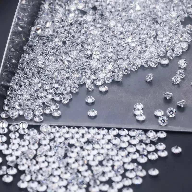 0.8~3.0mm Real Melee Diamonds HPHT Small Size Loose Diamonds DEF VS-VVS Round Lab Grown Diamonds For Fine Jewelry Made