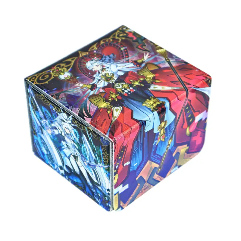 

Ю-Ги-О! Maliss DIY кожаная коробка для карт большой емкости утолщенная коробка для хранения карт коллекции аниме