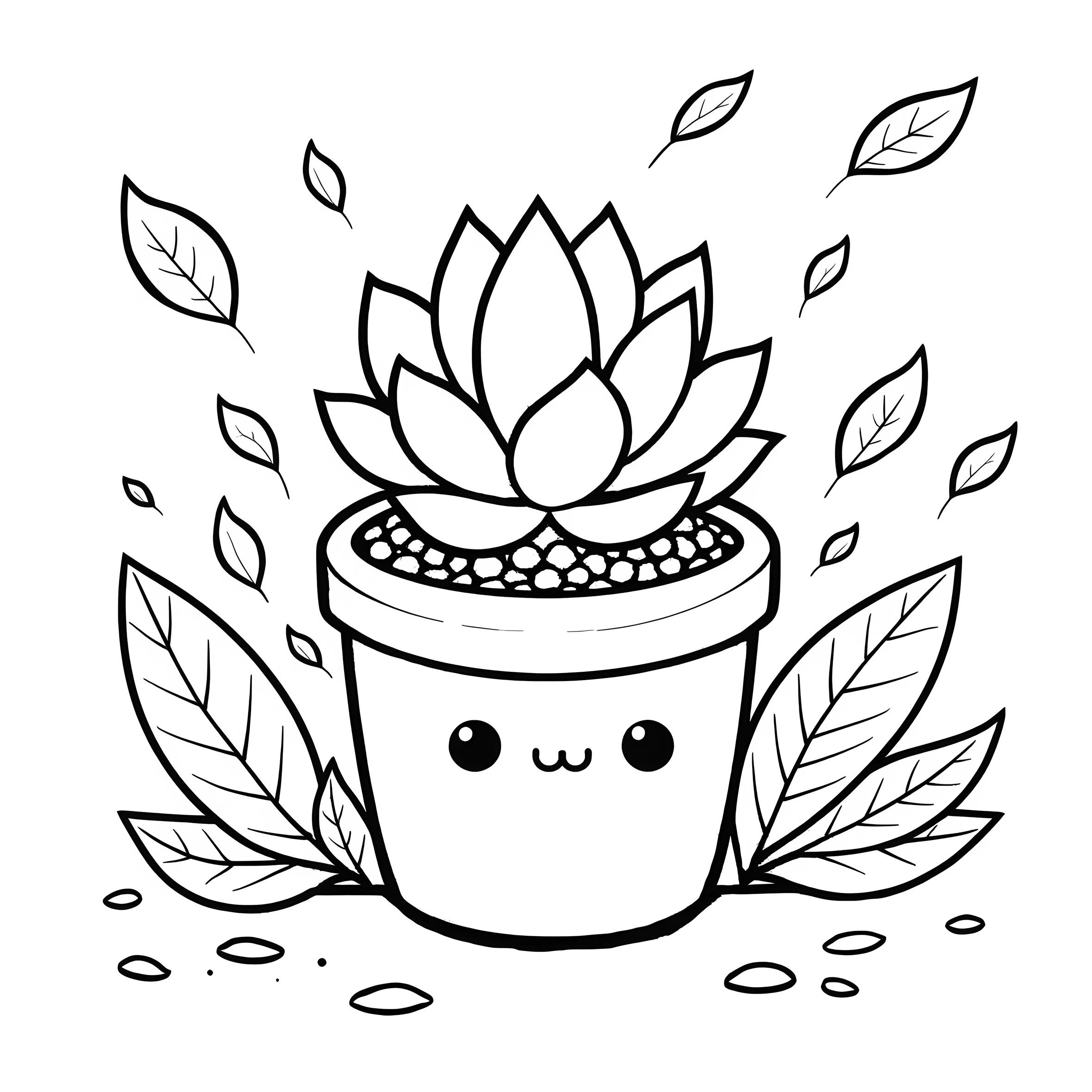 FLOWER & PLANT Bold-easy Patterns Coloring Book for Adults Cute Drawing Book Perfect Gift for Party and Birthday