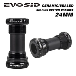 EVOSID BB86 92 Bottom Bracket Mtb Road Bicycle Pressfit Thread BB 24mm Central Movement Bicycle BB Sealed Ceramic Bearing