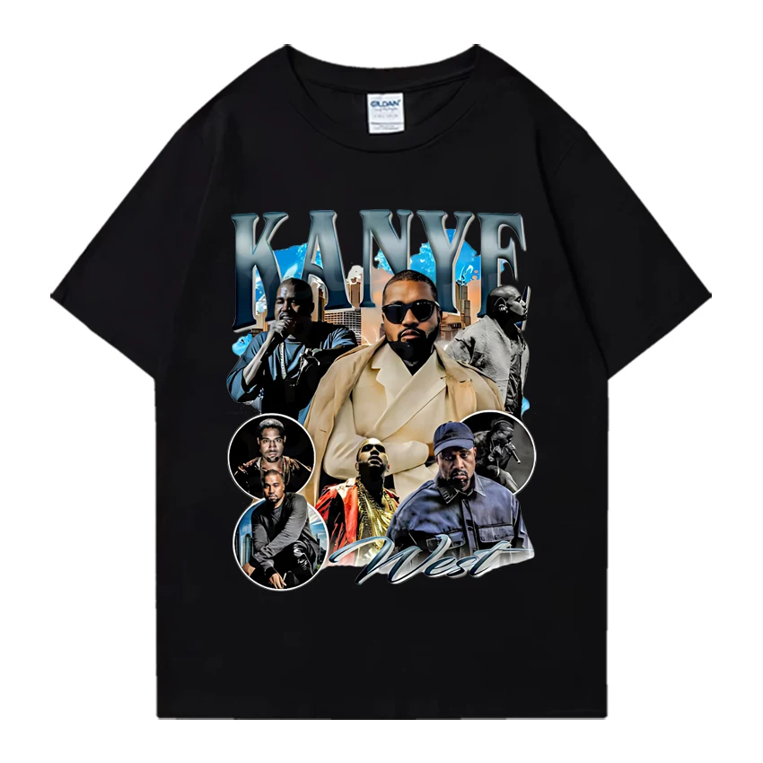 

Kanye West T Shirt oversized men women 100% cotton hot sale Casual print High Quality Fashion Rapper Street Hip Hop cool unisex
